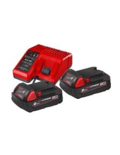 KIT 2 BATERIAS M18B2 + CARGADOR M12-18C  M18NRG-202
