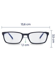 GAFA GRADUADA BLUESTOP H01.15 SOLID PURE BLACK +1,5 GAFA GRADUADA BLUESTOP H01.15 SOLID PURE BLACK +1,5