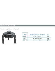 Extractor filtro aceite 5000
