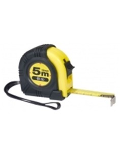 Flexometro funda de goma 8 mt. 25 m/m.