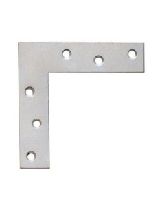 Escuadra plana zinc