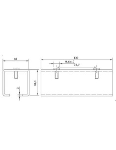 Empalme Rail Rollapar U40