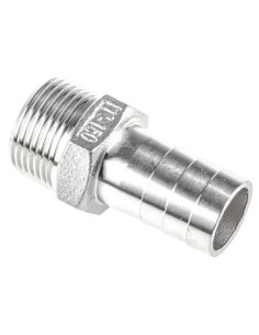 Entronque manguera  inox fig. 399