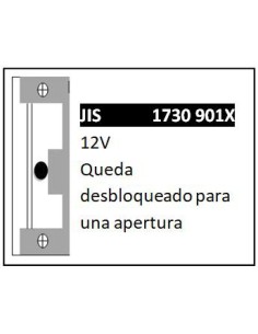 Cierre electrico 1730 901X 12V   JIS