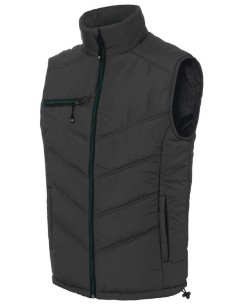 CHALECO ACOLCHADO POLIESTER PONG CON ACRILICO. 04820 09 GRIS MEDIO