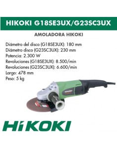 Amoladora 2300 w.230 mm. g23sc3ux - Ferretería Aubert Amoladora 2300 w.230 mm. g23sc3ux - Ferretería Aubert