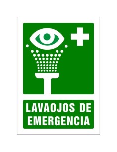 Señal 210x297 pvc 103 lavaojos de emergencia - Ferretería Aubert