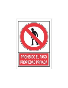 Señal 210x297 pvc 209 propiedad privada - Ferretería Aubert