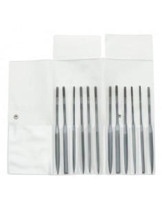 Juego aguja 12 pz./funda entref. 160 mm.
