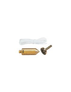 Plomada albañil c/placa cordel 1 kg. - Ferretería Aubert
