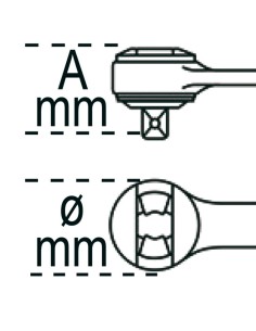 Llave dinamometrica 8-160nm606/6 - Ferretería Aubert Llave dinamometrica 8-160nm606/6 - Ferretería Aubert