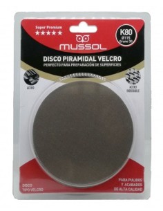 PACK 5u. DISCO PIRAMIDAL VELCRO Ø115