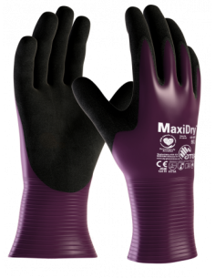 GUANTE ATG MAXIDRY 56-426 GRANATE  T9