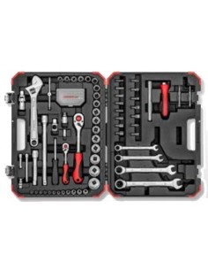 JUEGO HERRAMIENTAS LLAVES VASO 1/4+1/2 4-32 mm. 97 pz. GEDORE JUEGO HERRAMIENTAS LLAVES VASO 1/4+1/2 4-32 mm. 97 pz. GEDORE